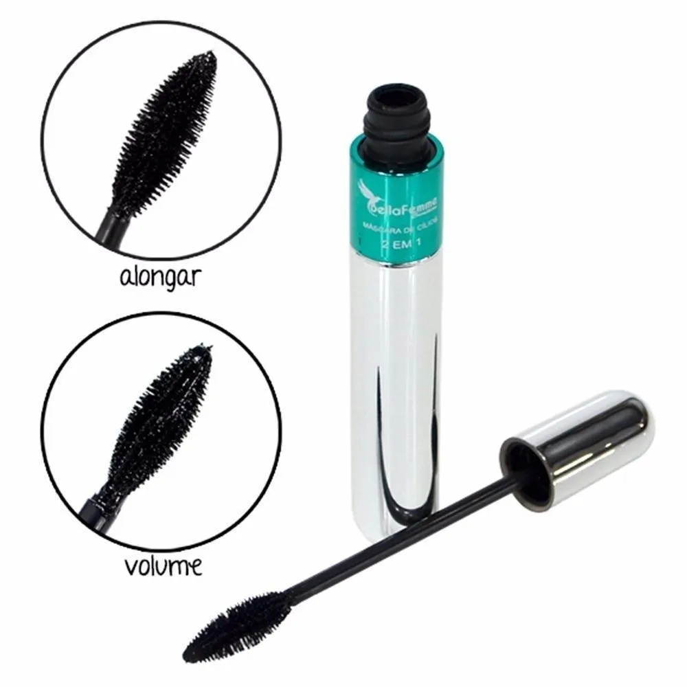 Máscara De Cílios 2 Em 1 Bella Femme 4D 15Ml - Imagem 5