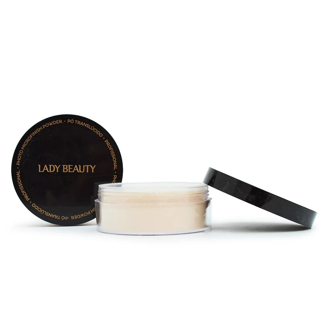 Pó Translúcido Photo Microfinish Lady Beauty - Imagem 2